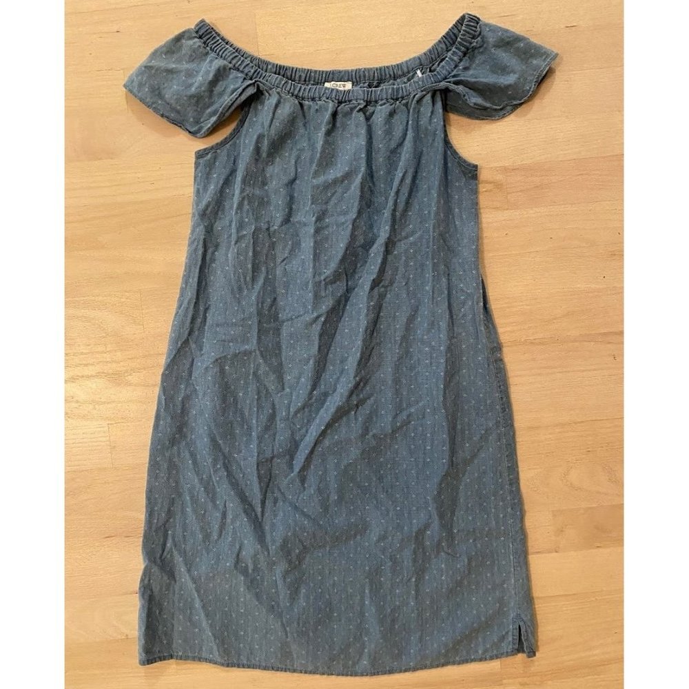 J. Crew spring summer chambray dress size 2